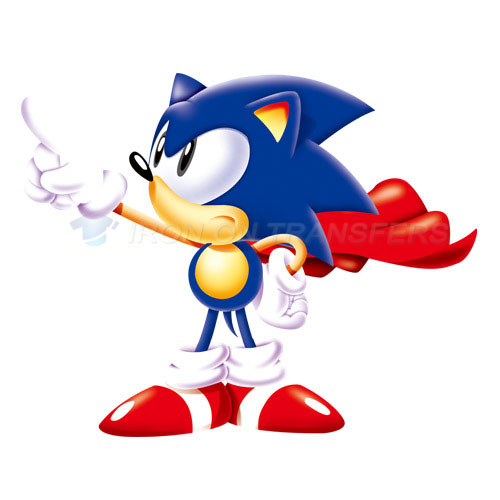 Sonic the Hedgehog Iron-on Stickers (Heat Transfers)NO.5324